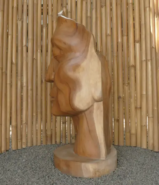 Product image 3 of the product “Mask man by original made of suar wood, 120cm height ”
